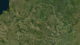 Belarus outlined. Low-res satellite map