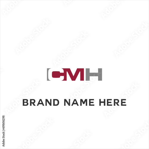 Free Download CMH logo. C M H design. White CMH letter. CMH, C M H letter logo design. Initial letter CMH linked circle uppercase monogram logo. C M H letter logo vector design.	 - GFXLoad