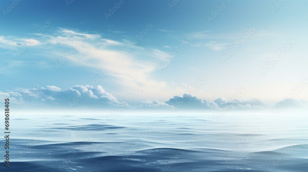 A serene and tranquil seascape with a minimalist composition, providing a calming and versatile modern background for text. [beautiful original modern backgrounds with space for te