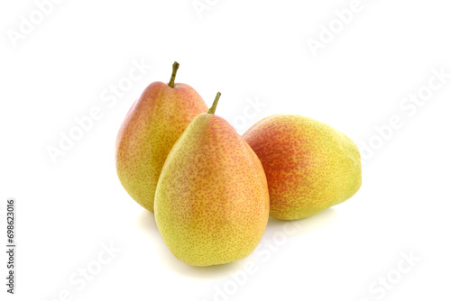 Fresh  pear fruit isolated on the white background