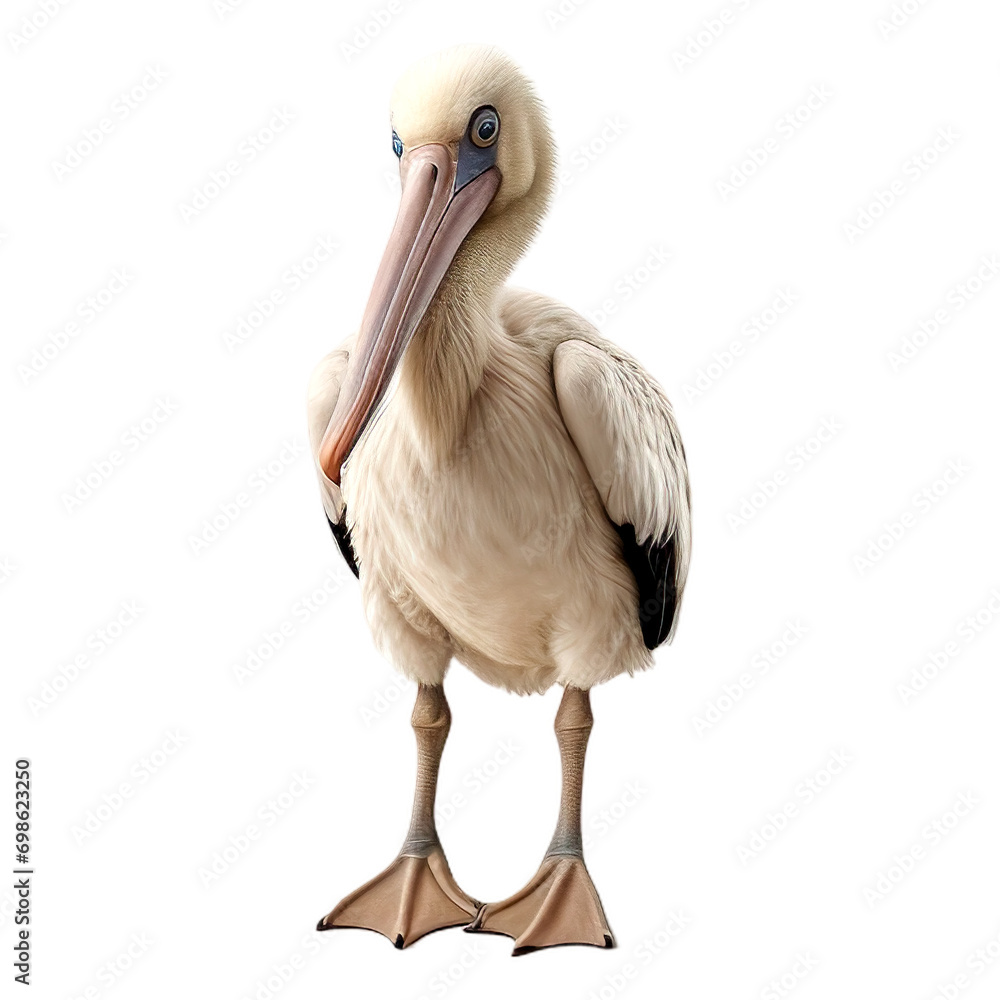 Heron bird animal standing isolated on transparent of white background Heron bird animal standing isolated on transparent of white background