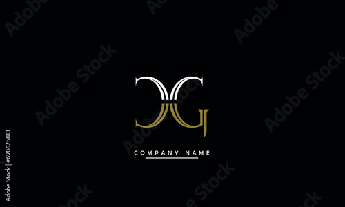 CG, GC, C, G Abstract Letters Logo Monogram