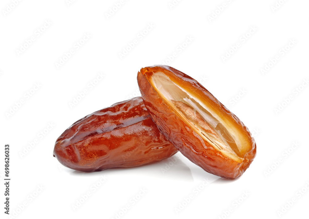 Dates fruit isolated on white background Dates fruit isolated on white background
