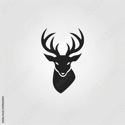 deer head vector, deer head logo, game logo, clan logo for games