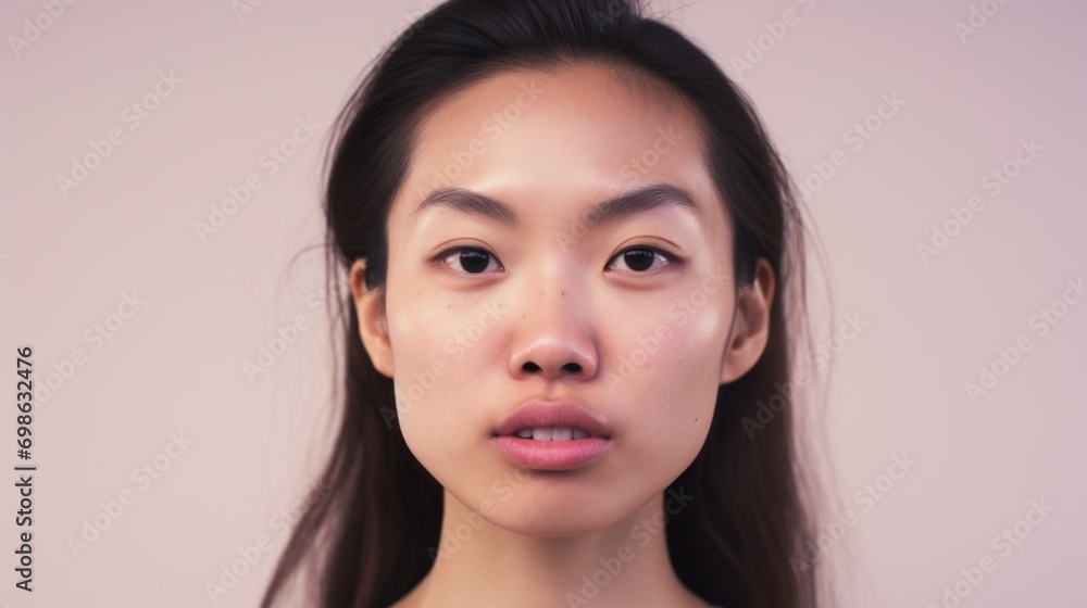 Closeup shot emphasizing the uniqueness of an Asian lady's skin. Closeup shot emphasizing the uniqueness of an Asian lady's skin.