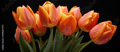 'Dutch Princess' is an orange Triumph tulip.