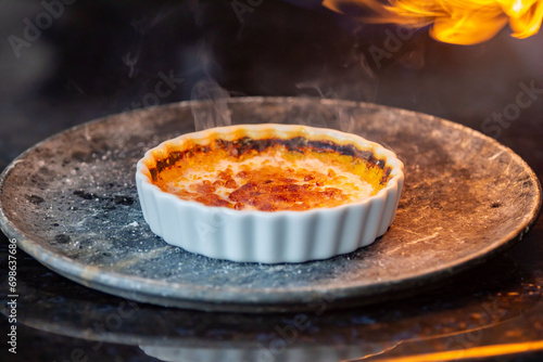 Fotografie Crème brûlée, creme brule