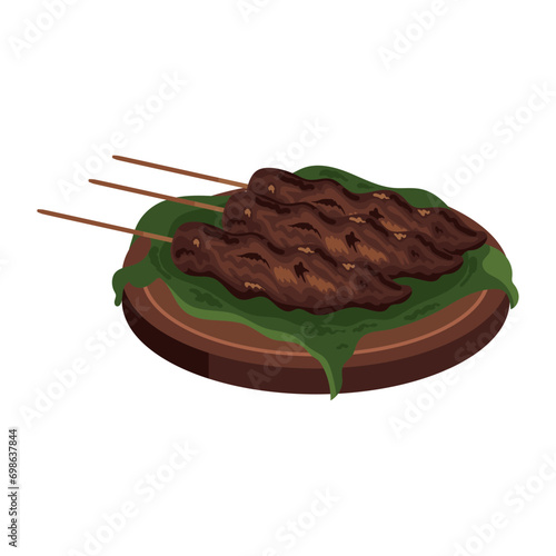 indonesia food sate