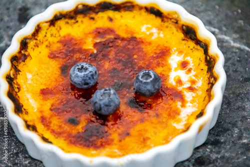 Obraz na plátně Crème brûlée, creme brule