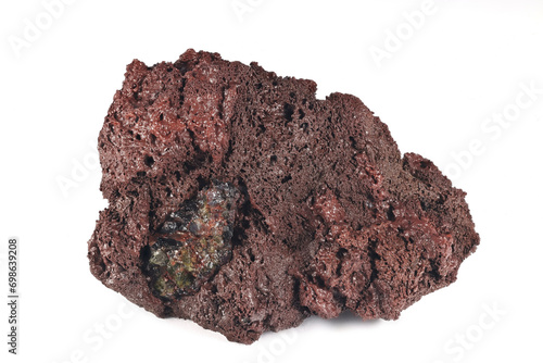 Schilderij op canvas Scoria, pyroclastic, highly vesicular, dark-colored volcanic rock from Lanzarote