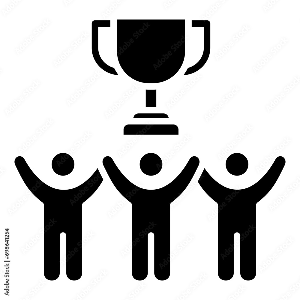 Collaborative Success Icon Element For Design Collaborative Success Icon Element For Design