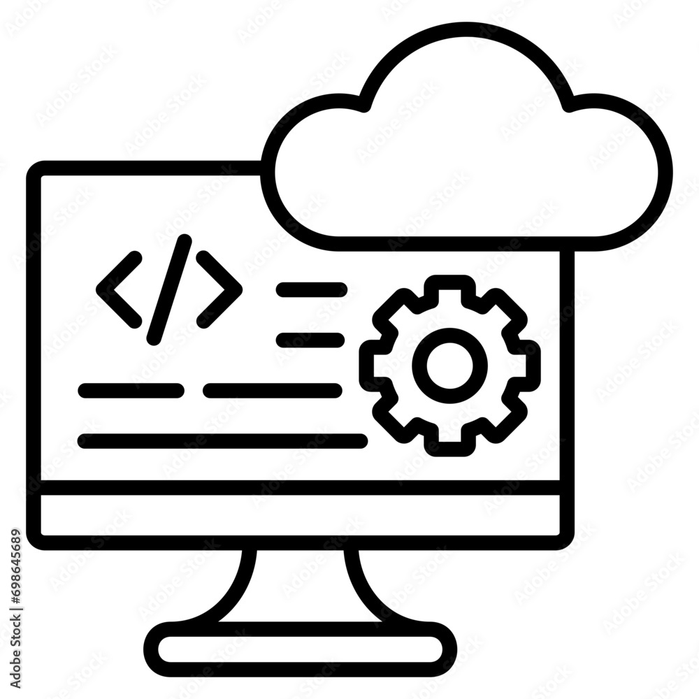 Cloud Computing Icon Element For Design Cloud Computing Icon Element For Design