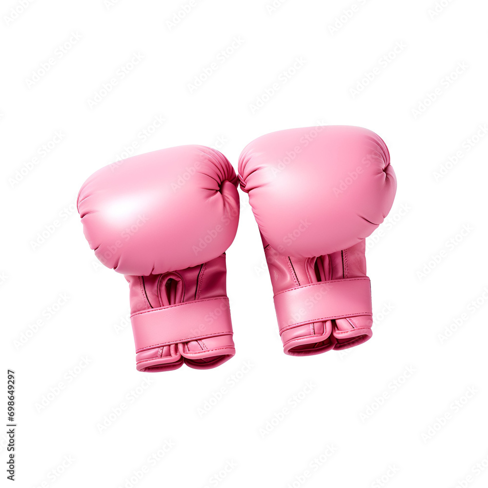 Capturing Breast Cancer Fight: Pink Boxing Glove Photography, Isolated on Transparent Background, PNG Capturing Breast Cancer Fight: Pink Boxing Glove Photography, Isolated on Transparent Background, PNG