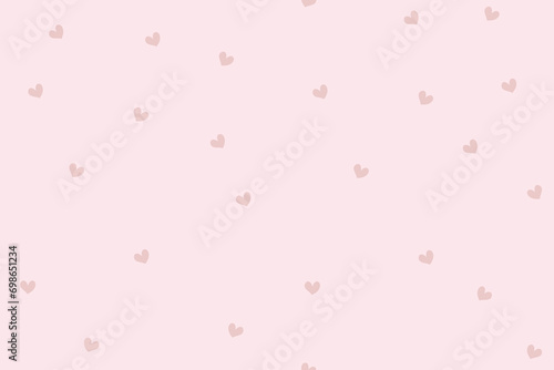 Pink heart pattern seamless background for Valentine love party vector illustration. 