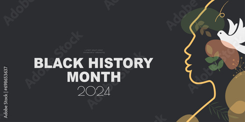 Black History Month 2024 banner.