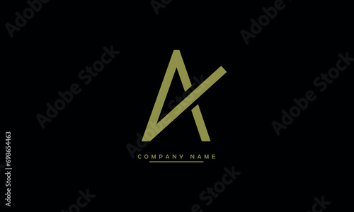 A Alphabet Letter Logo Monogram
