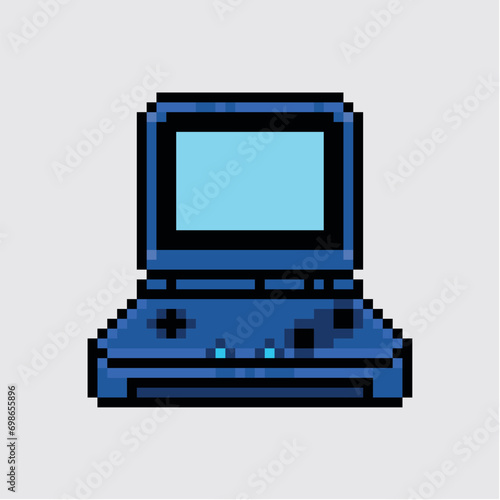 game console retro portable pixel art