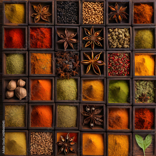 Fototapeta Naklejka Na Ścianę i Meble -  spices and herbs