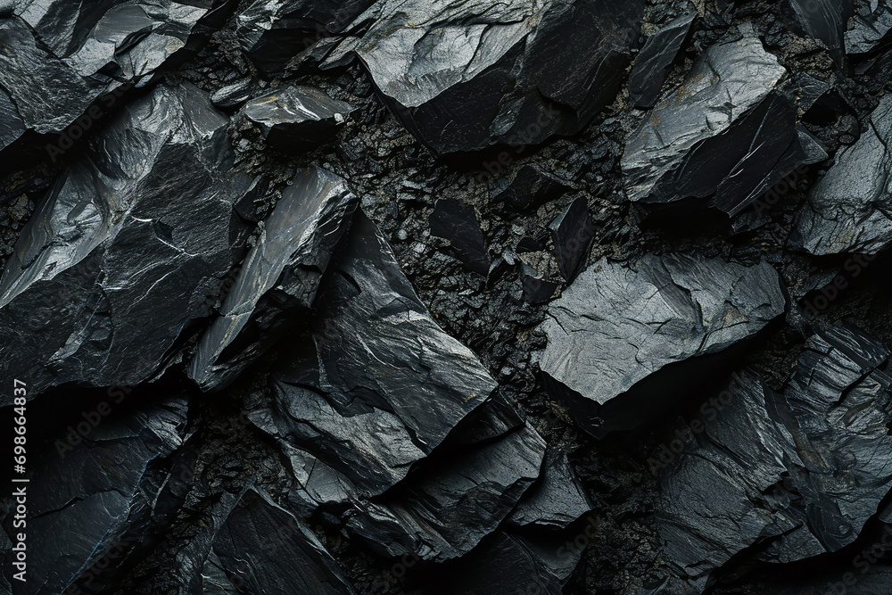 Black stone texture background