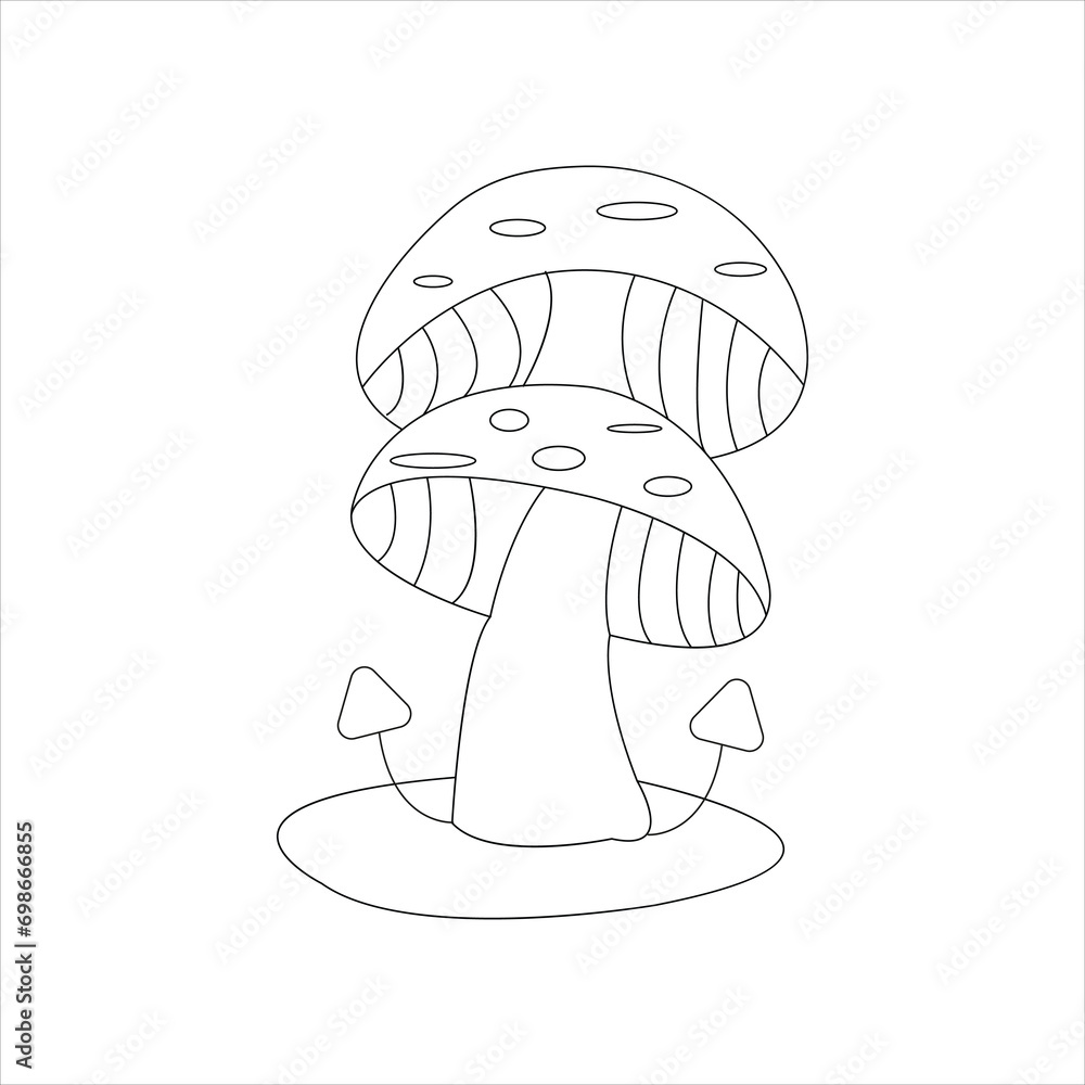 easy forest mushroom art design easy forest mushroom art design