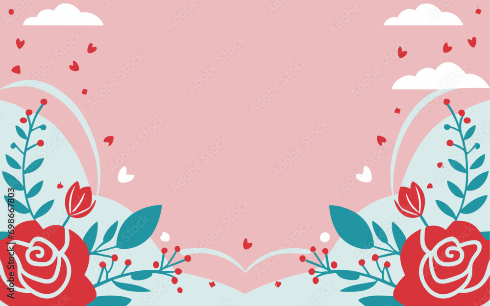 Valentine's day, women's day, spring abstract background poster with copy space. Good for postcards, email header, wallpaper, banner, events, covers, advertising, and more. Valentine's day, women's day, spring abstract background poster with copy space. Good for postcards, email header, wallpaper, banner, events, covers, advertising, and more.