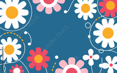 Valentine's day, women's day, spring abstract background poster with copy space. Good for postcards, email header, wallpaper, banner, events, covers, advertising, and more. © TasaDigital