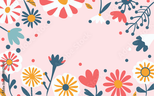 Valentine's day, women's day, spring abstract background poster with copy space. Good for postcards, email header, wallpaper, banner, events, covers, advertising, and more.