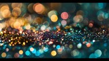 Colorful Glittery Background with Lights