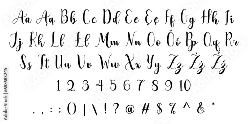 Font, uppercase, lowercase and numbers. Classic Lettering Minimal Fashion Designs. Typography modern serif fonts, regular decorative vintage concept. vector illustration