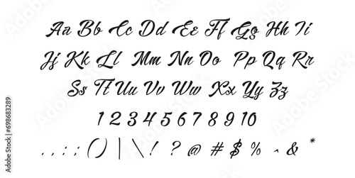 Font, uppercase, lowercase and numbers. Classic Lettering Minimal Fashion Designs. Typography modern serif fonts, regular decorative vintage concept. vector illustration