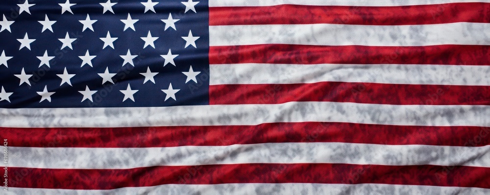 Fototapeta premium american flag in the breeze