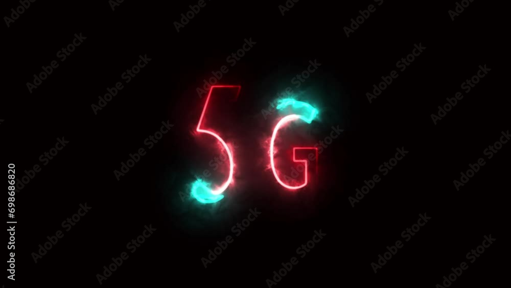 5g text vectore background 5g text vectore background