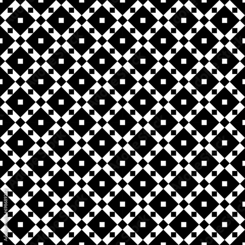Rhombuses, squares seamless pattern. Folk wallpaper. Checks, diamonds ornate. Geometric background. Tribal motif. Ethnic ornament. Textile print, web design, geometry abstract. Geometrical vector