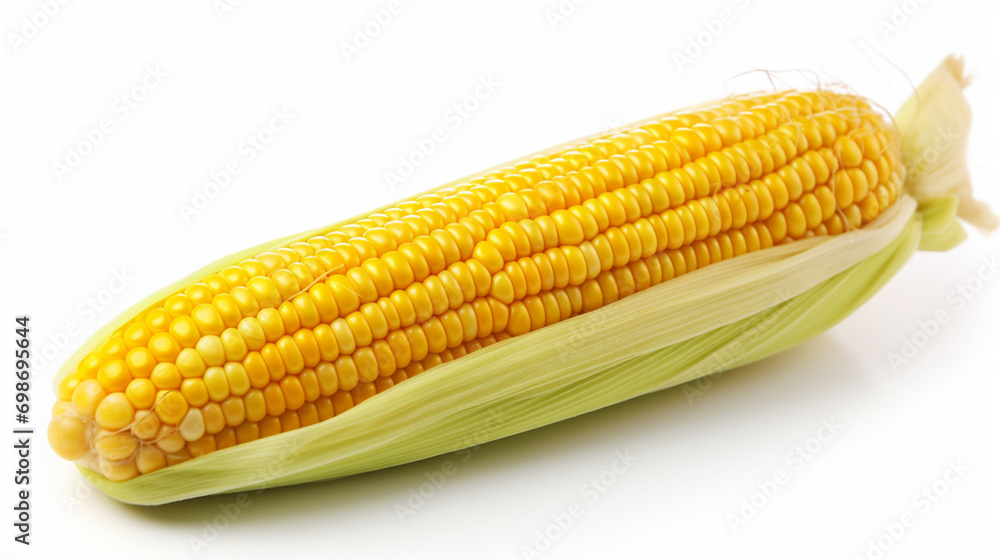 Fresh corn isolated on white background Fresh corn isolated on white background