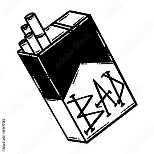svg burglar mischief doodle element set