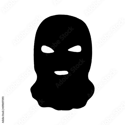 svg burglar mischief doodle element set