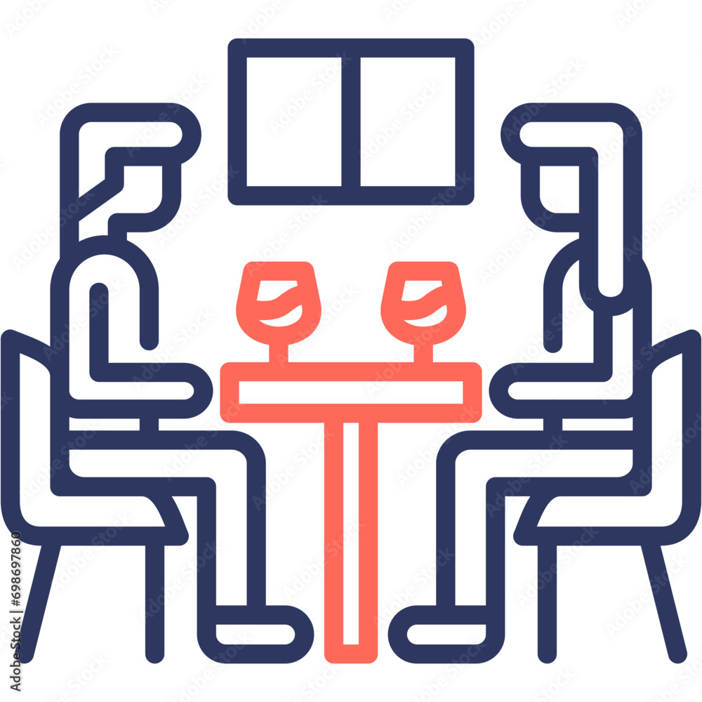 Dining Table Icon Dining Table Icon