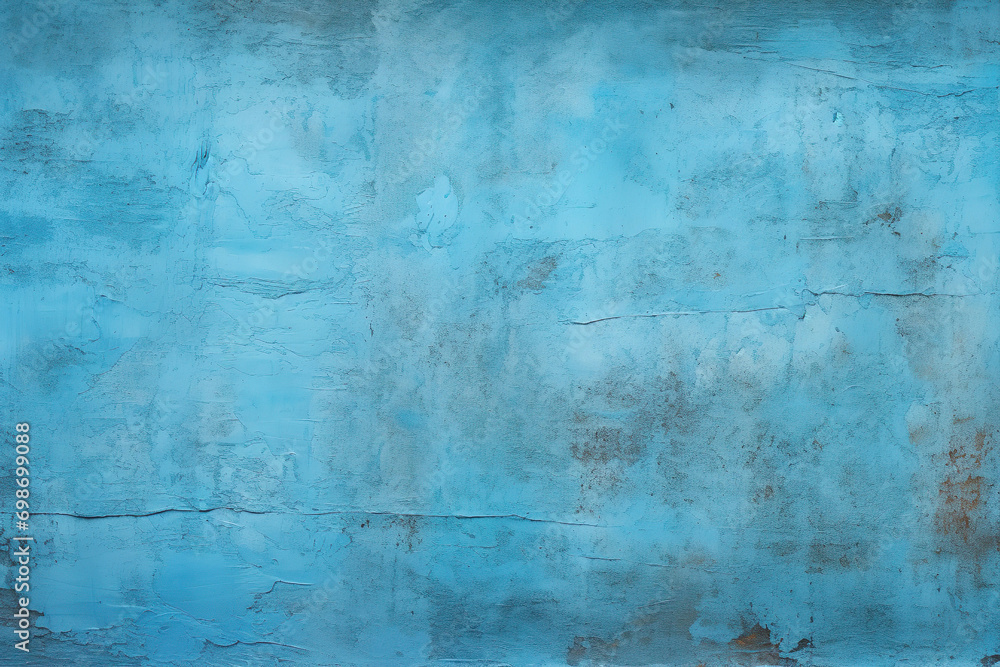 Textured Blue Painted Wall