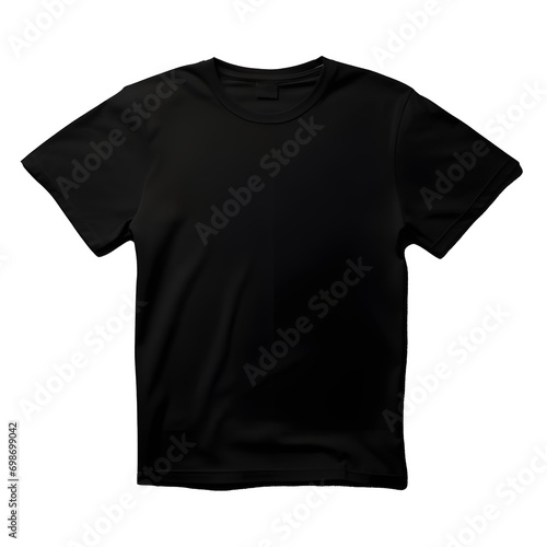 Photo of black t-shirt , minimal , clean