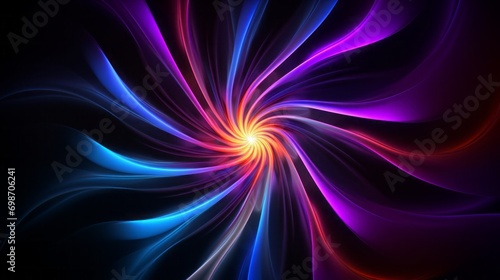 Abstract neon background glowing.