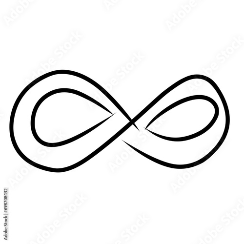 hand drawn infinity symbol