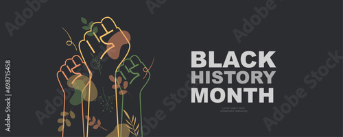 Black History Month banner.