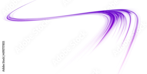 Racing cars dynamic flash effects city road with long exposure night ligh. Laser beams luminous abstract sparkling isolated on a transparent background.	