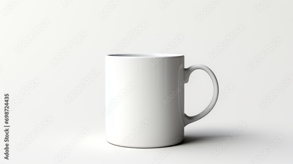 Obraz premium White mug.
