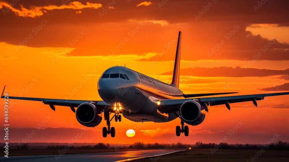Bokeh bliss airplane windows, airport scenes, and travel adventure in vibrant imagery Bokeh bliss airplane windows, airport scenes, and travel adventure in vibrant imagery