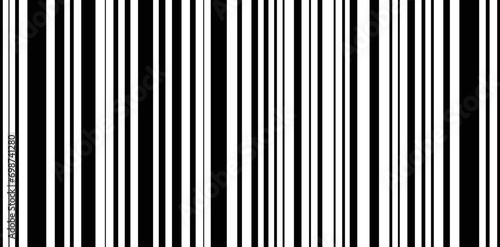 Barcode scanner code icon in flat Digital scanning code. isolated on transparent background. sign symbol for Business inventory barcode searching point bar code vector for apps and websites photo