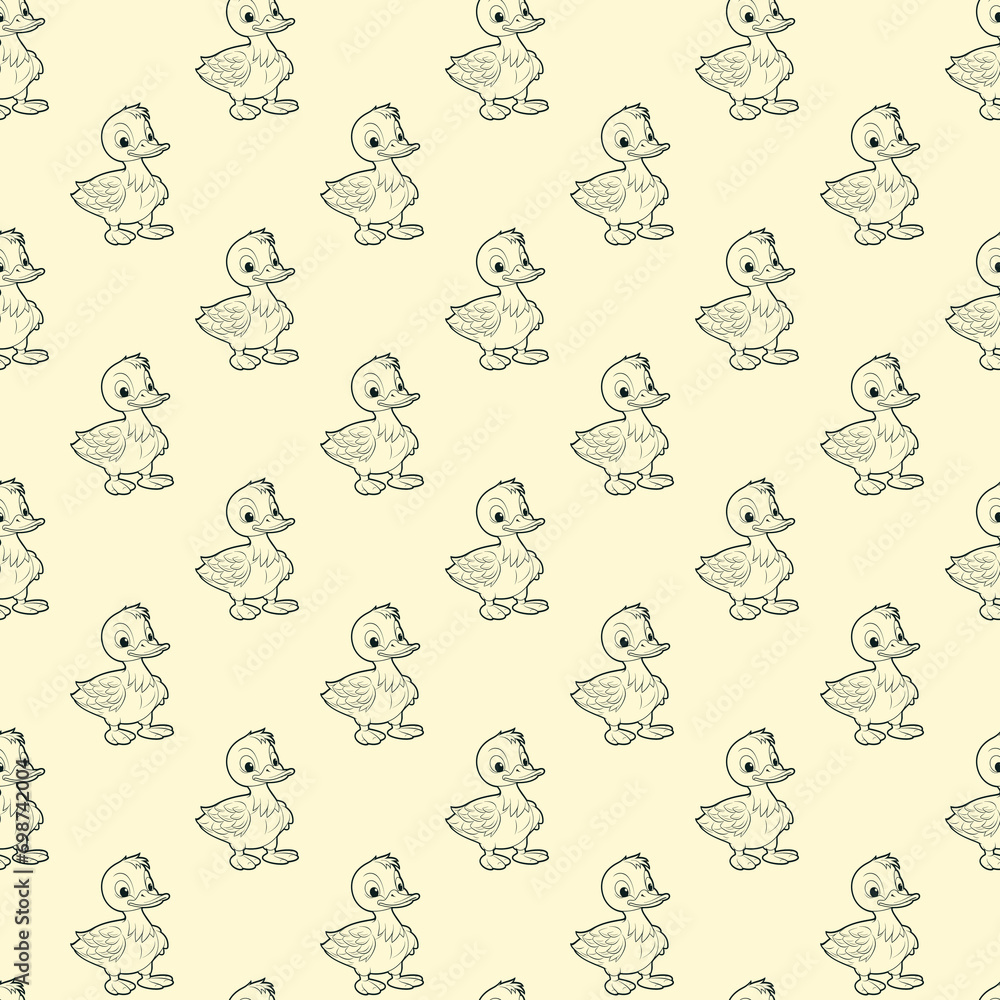 Duck Seamless Pattern