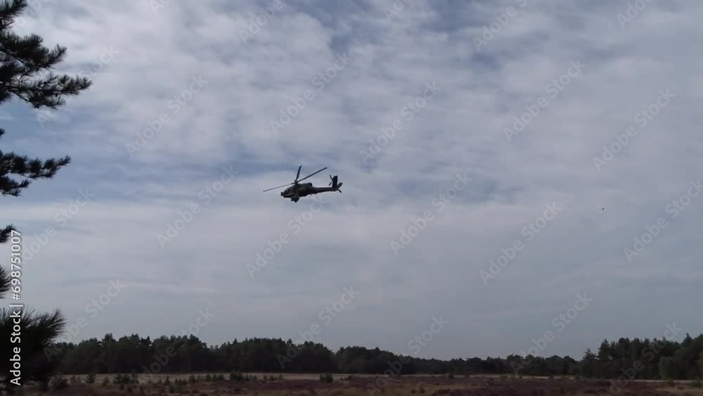 Military Helicopter low altitude flypast Military Helicopter low altitude flypast