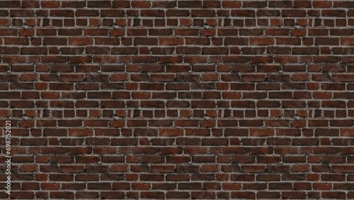 Texture material background Red Brick 1
