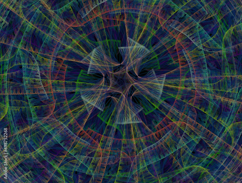 Imaginatory fractal abstract background Image